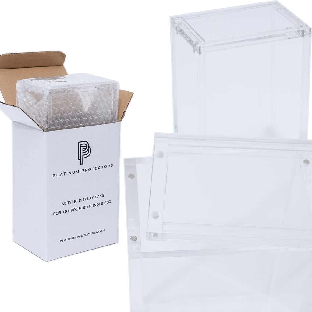 Pokémon 151 Booster Bundle Acrylic Case With Magnetic Top