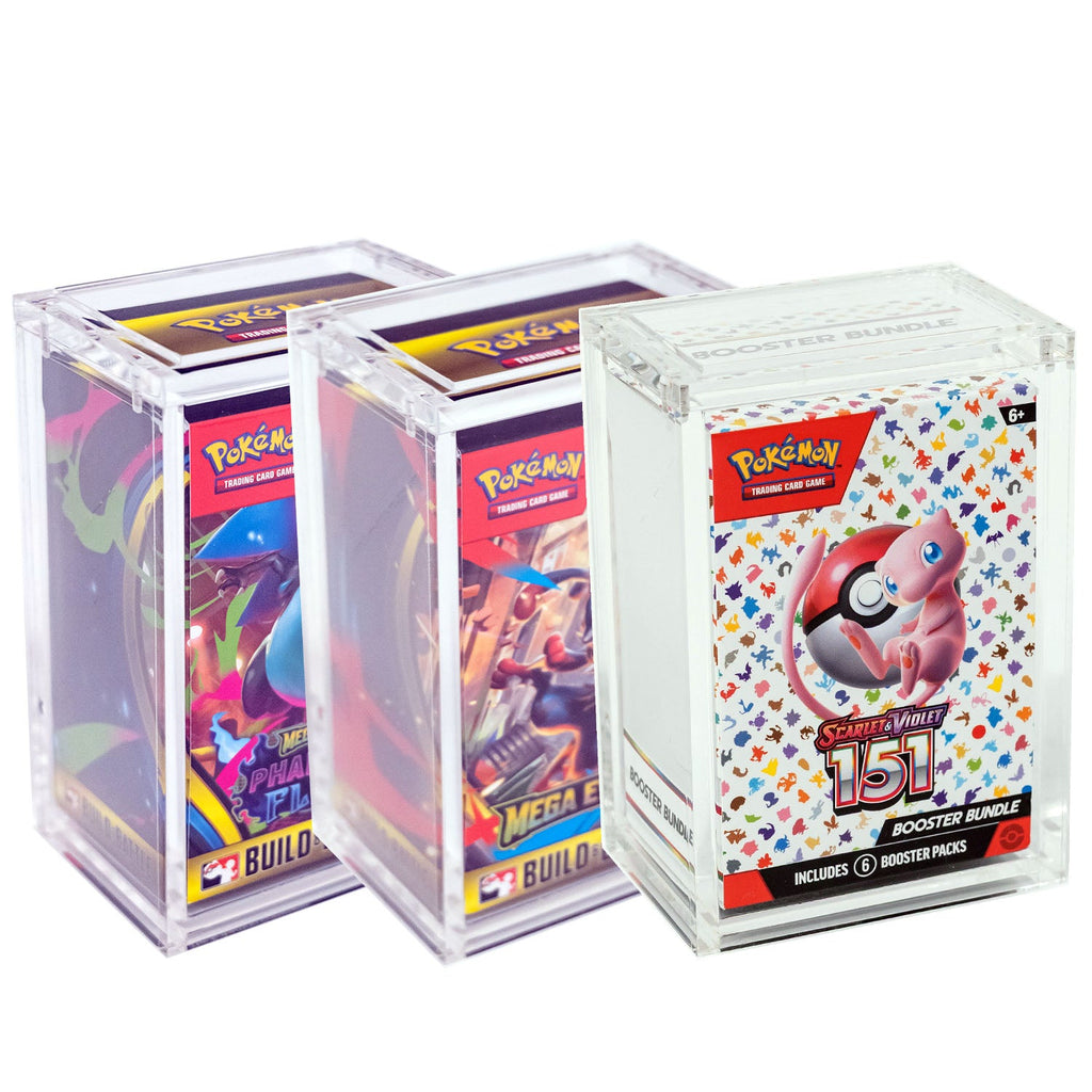 Pokémon 151 Booster Bundle Acrylic Case With Magnetic Top