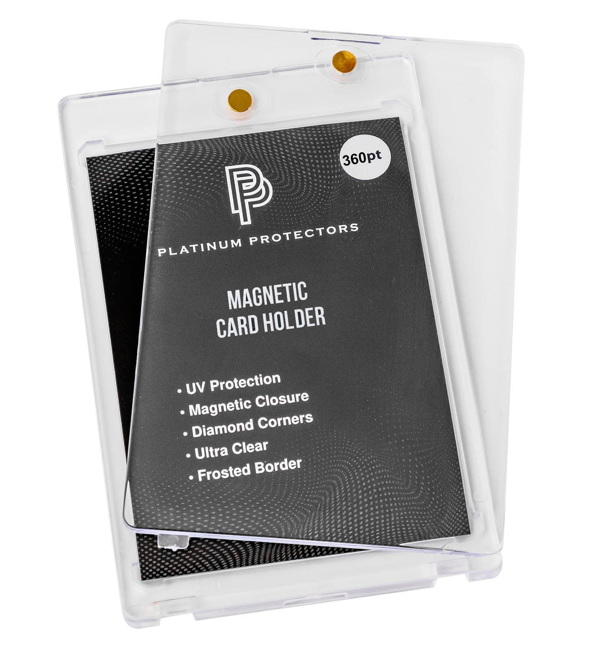 Platinum Protectors Magnetic Card Holders for Trading Cards - 360 pt