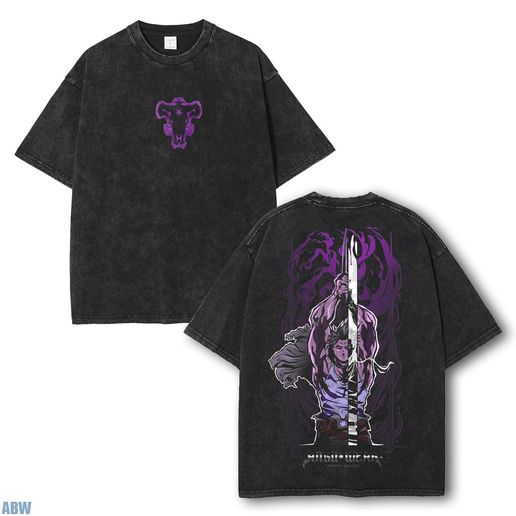 Yami Black Clover Washed Tshirt [MMU]