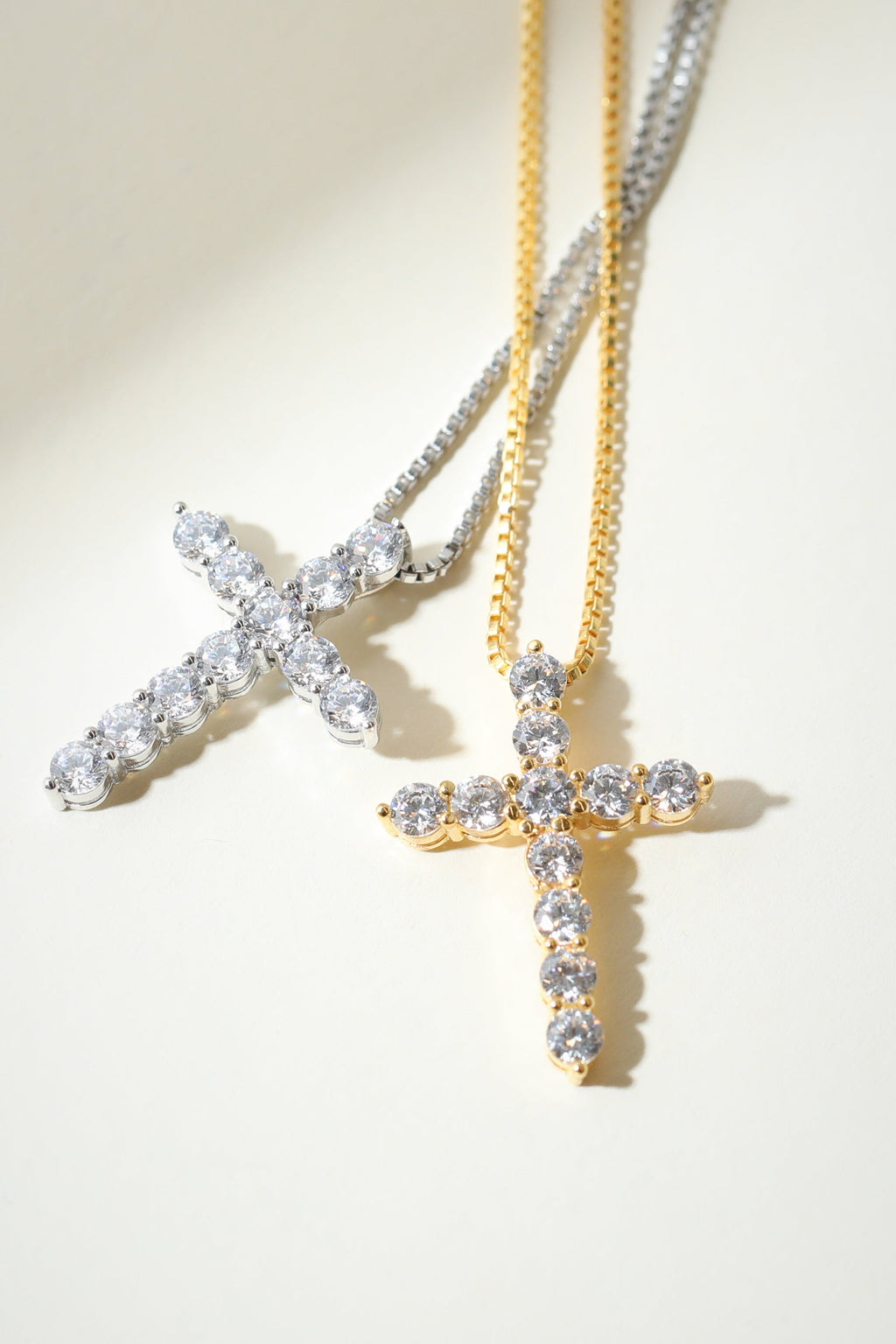 The Bella Pavé Cross Pendant