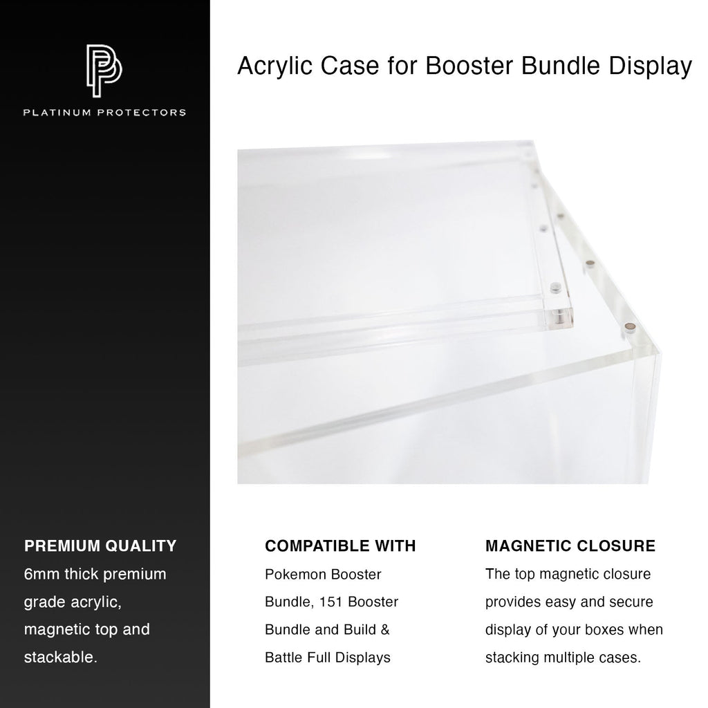 Pokémon 151 Booster Bundle and Build & Battle Display Acrylic Case
