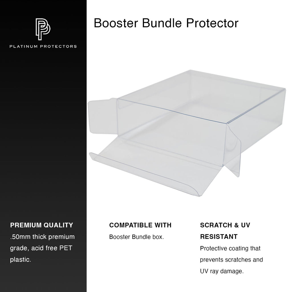 Platinum Protectors for Pokemon Booster Bundle Boxes - UV & Scratch-Resistant