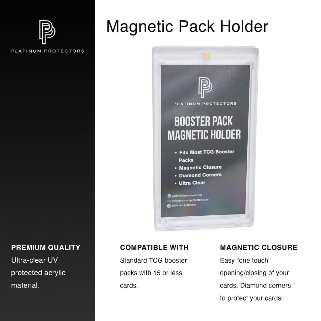 Pokémon Booster Pack Magnetic Acrylic Case
