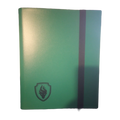 Trading Card Binder 9 Pocket, PU Cover Card Collection Binder for 360 Cards - GREEN