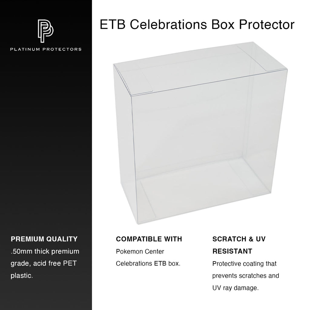 Pokémon Pokemon Center Celebrations ETB Elite Trainer Box Protector