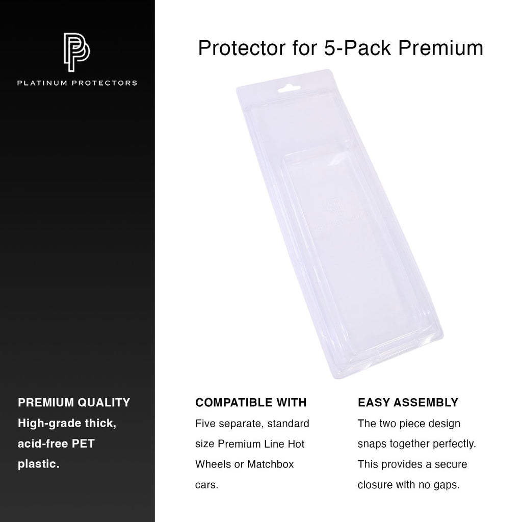 5-Car Hot Wheels Premium Protector