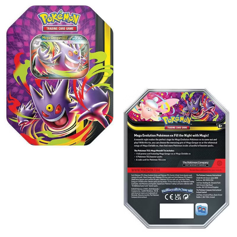 Pokémon Trading Card Game: Mega Moonlit Tin