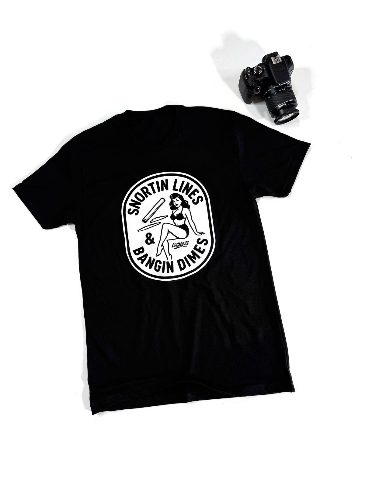 Lines and Dimes Tee