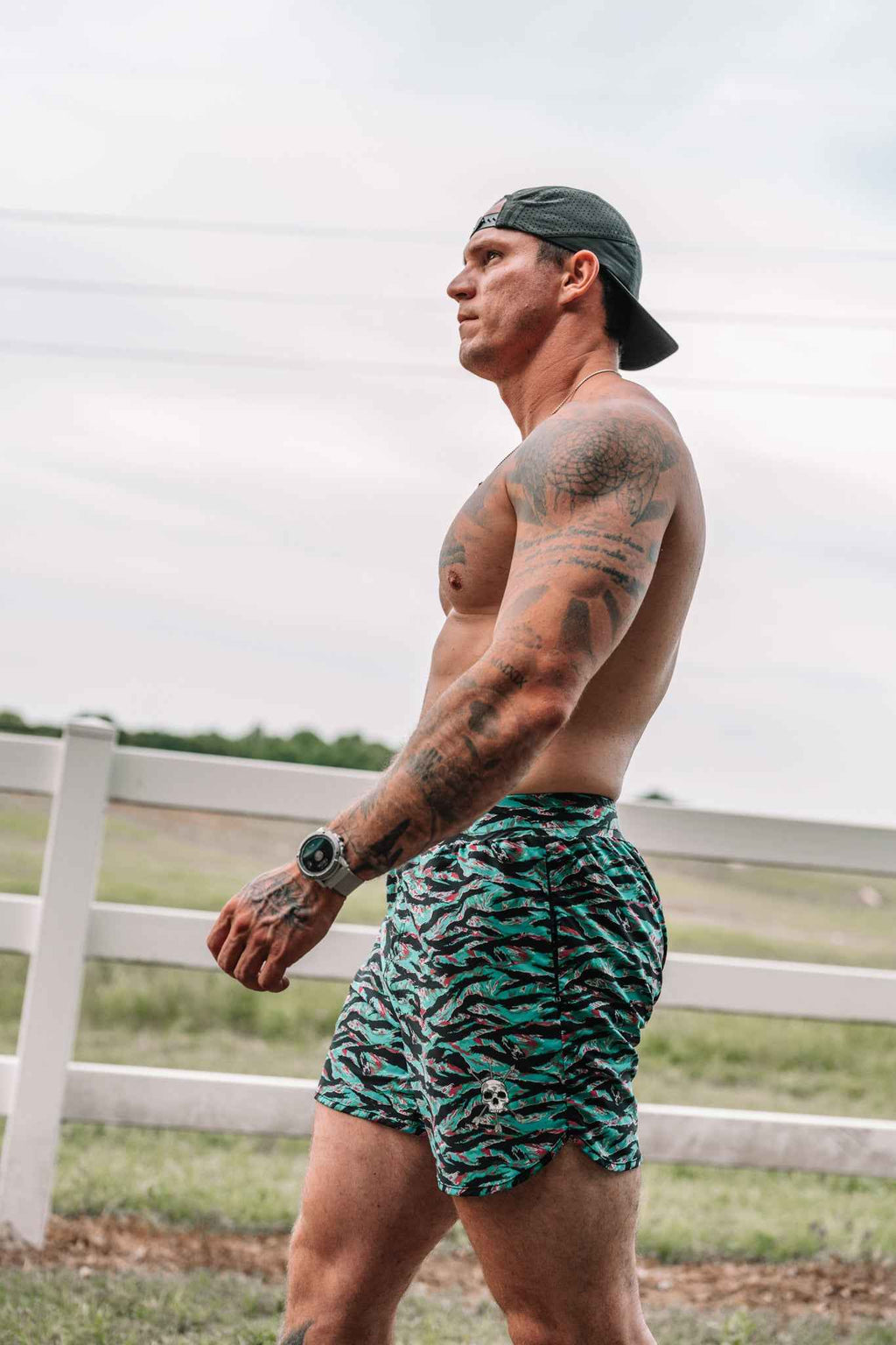 Men's Hybrid Short - Miami Vibez
