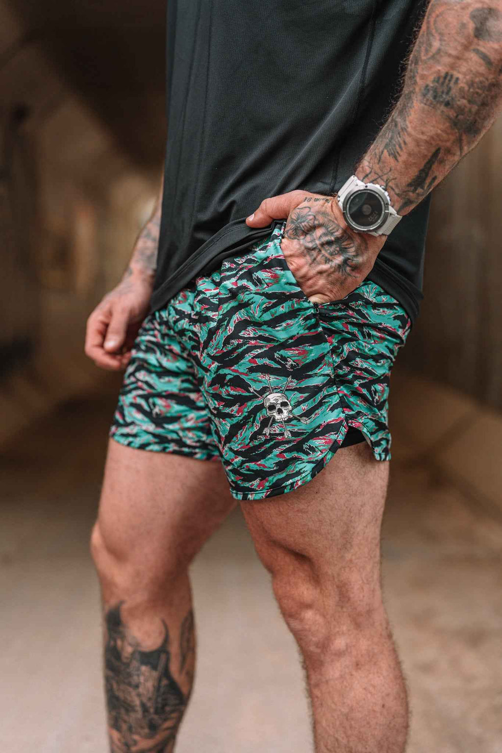 Men's Hybrid Short - Miami Vibez
