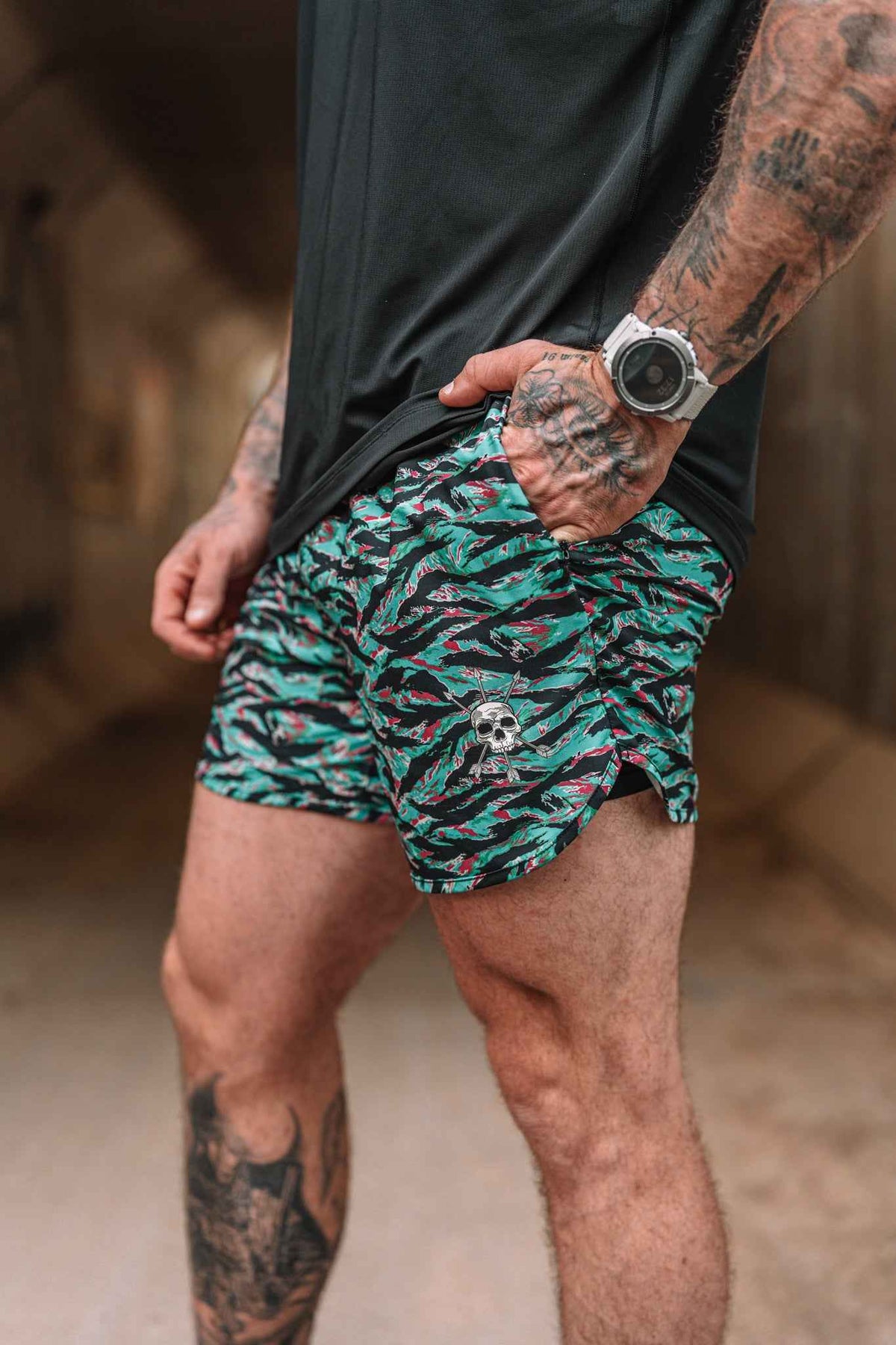 Men's Hybrid Short - Miami Vibez