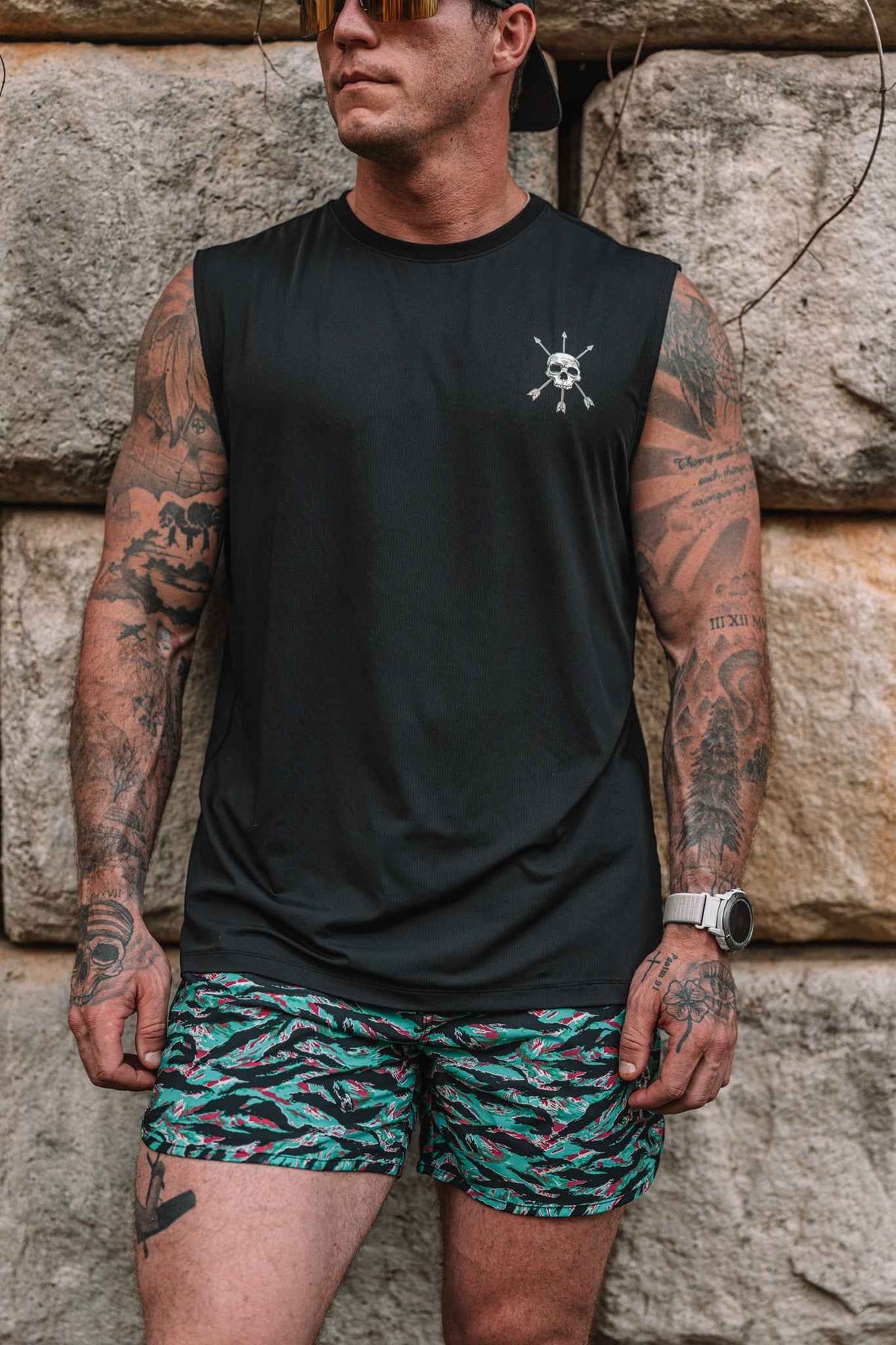 Men's Hybrid Short - Miami Vibez
