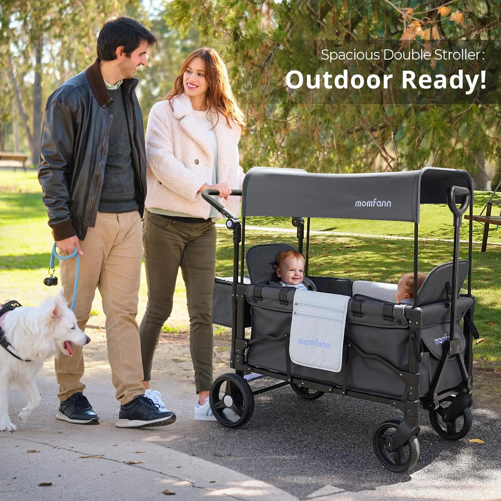 Momfann 2-Seater All-Terrain Stroller Wagon for Kids
