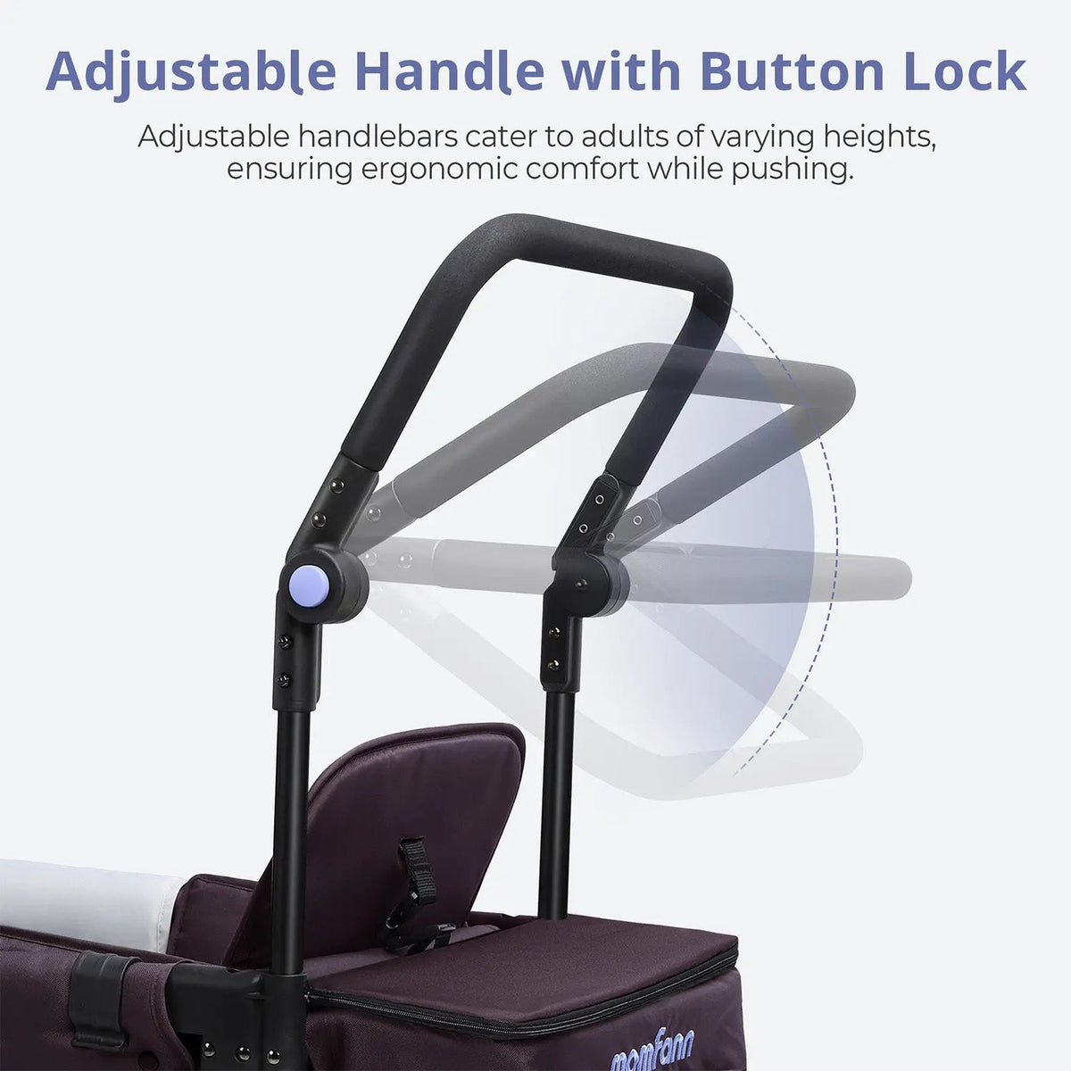 Momfann 2-Seater All-Terrain Stroller Wagon for Kids