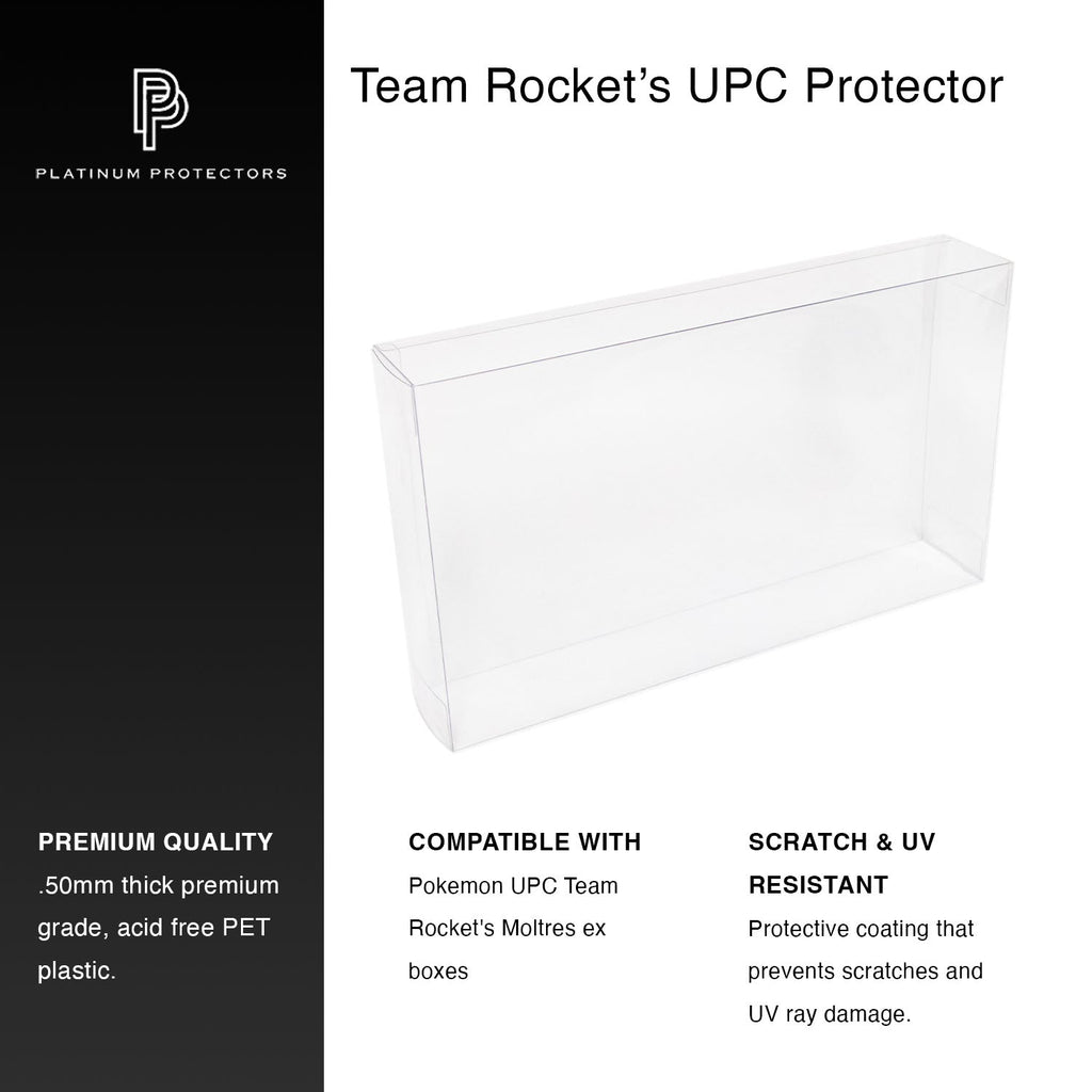 Pokémon Team Rocket's Moltres EX UPC Ultra-Premium Collection Protector