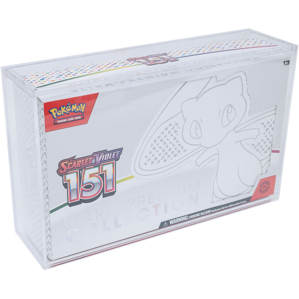 Pokémon 151, Mega Charizard X ex and Terapagos UPC Acrylic Case