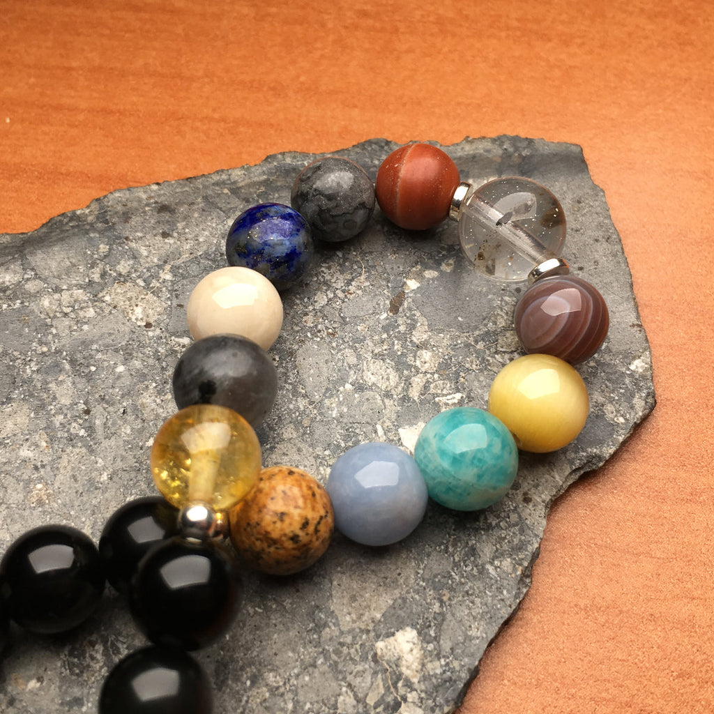 Asteroid Belt Solar System Bracelet